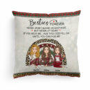 Besties Hug This Cozy Pillow - Personalized Pillow - Christmas, New Year Gift For Sisters, Sistas, Besties, Soul Sisters