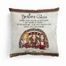 Besties Hug This Cozy Pillow - Personalized Pillow - Christmas, New Year Gift For Sisters, Sistas, Besties, Soul Sisters