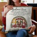 Besties Hug This Cozy Pillow - Personalized Pillow - Christmas, New Year Gift For Sisters, Sistas, Besties, Soul Sisters