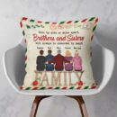 Brothers & Sisters - Always Be Connected By Heart - Personalized Pillow - Birthday, Christmas, New Year  Gift For Sisters, Brothers, Sibling