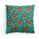 (Photo Inserted) Custom Cat Face - Personalized Pillow - Christmas, New Year Gift For Cat Mom, Cat Dad, Pet Owner, Cat Lovers, Cat Owners