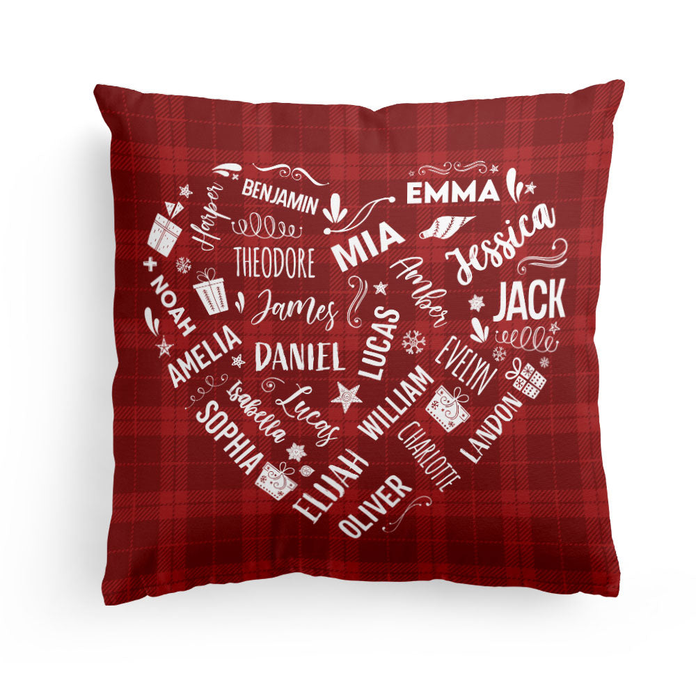 Family Forever - Personalized Pillow - Christmas, Loving Gift For Family Members, Dad, Mom, Sisters, Brothers