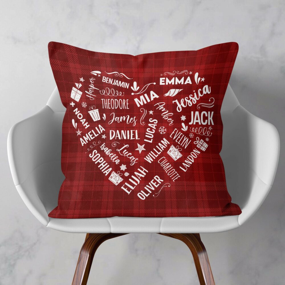 Family Forever - Personalized Pillow - Christmas, Loving Gift For Family Members, Dad, Mom, Sisters, Brothers - Image 2