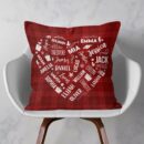 Family Forever - Personalized Pillow - Christmas, Loving Gift For Family Members, Dad, Mom, Sisters, Brothers