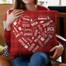Family Forever - Personalized Pillow - Christmas, Loving Gift For Family Members, Dad, Mom, Sisters, Brothers