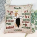 Goodbyes Are Not Forever - Personalized Pillow - Memorial Gift For Dog Owner