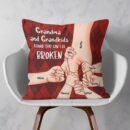 Grandparent And Grandkid A Bond That Can't Be Broken - Personalized Pillow - Birthday, Loving Gift For Grandpa, Grandma, Mom & Dad