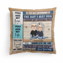 Hug This Cozy Pillow Until You Can Hug Me - Personalized Pillow - Christmas, Anniversary, Birthday Gift For Couples, Husband, Wife, Lovers, Anniversary, Engagement