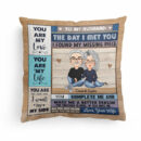 Hug This Cozy Pillow Until You Can Hug Me - Personalized Pillow - Christmas, Anniversary, Birthday Gift For Couples, Husband, Wife, Lovers, Anniversary, Engagement