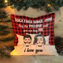 Hug This Pillow Until You Can Hug Me - Personalized Pillow - Birthday Christmas Gift Anniversary Gift For Husband, Wife