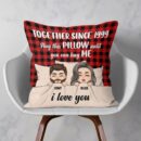 Hug This Pillow Until You Can Hug Me - Personalized Pillow - Birthday Christmas Gift Anniversary Gift For Husband, Wife