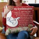 I Hugged This Soft Pillow - Personalized Pillow - Christmas, Home Decor, Loving, Birthday Gift For Grandkids, Grandsons, Granddaughters