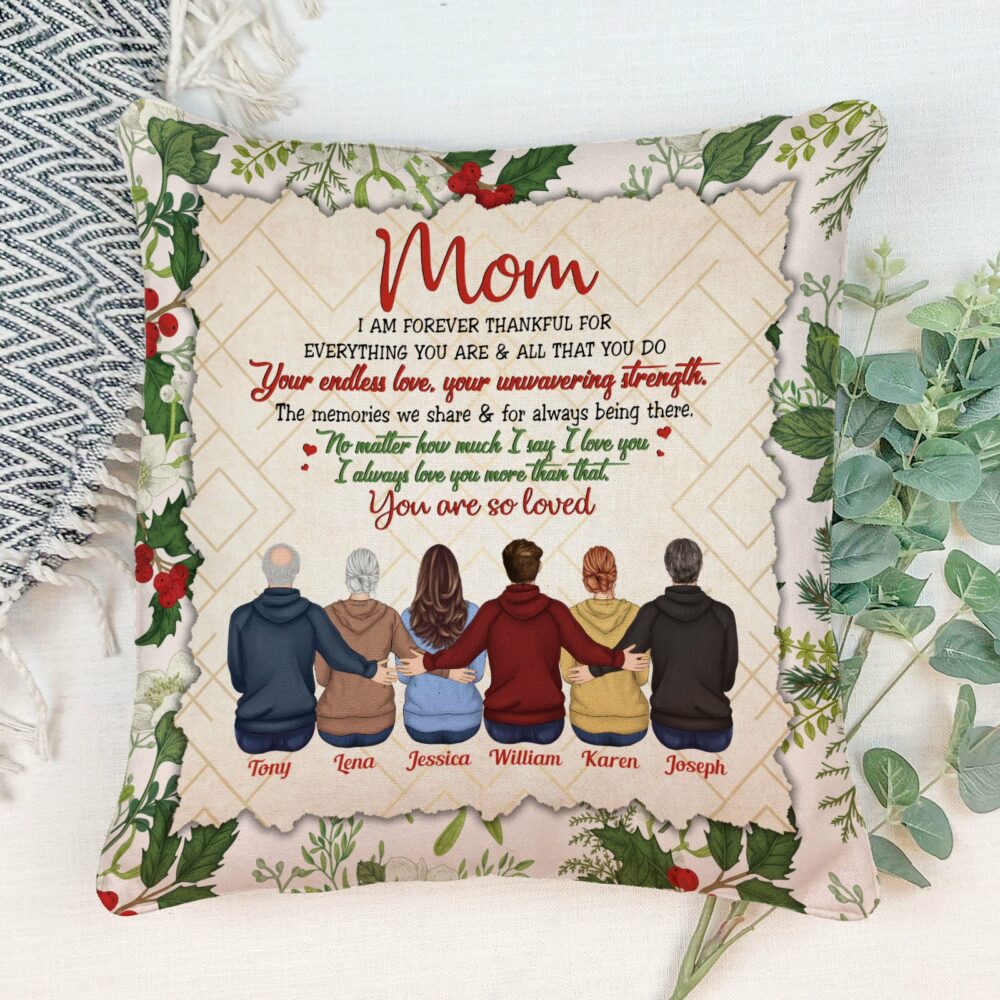 I Love You More Than That - Personalized Pillow - Gift For Mom - Image 2