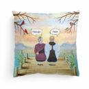 I Miss You - Personalized Pillow - Memorial Gift For Mom, Dad, Daughters, Sons