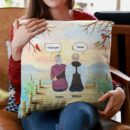 I Miss You - Personalized Pillow - Memorial Gift For Mom, Dad, Daughters, Sons