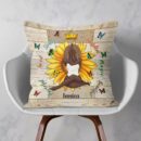 I'm A Queen - Personalized Pillow - Birthday Gift For Black Woman, Black Queen, Black Girl, Yoga Lover