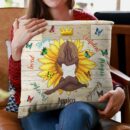 I'm A Queen - Personalized Pillow - Birthday Gift For Black Woman, Black Queen, Black Girl, Yoga Lover