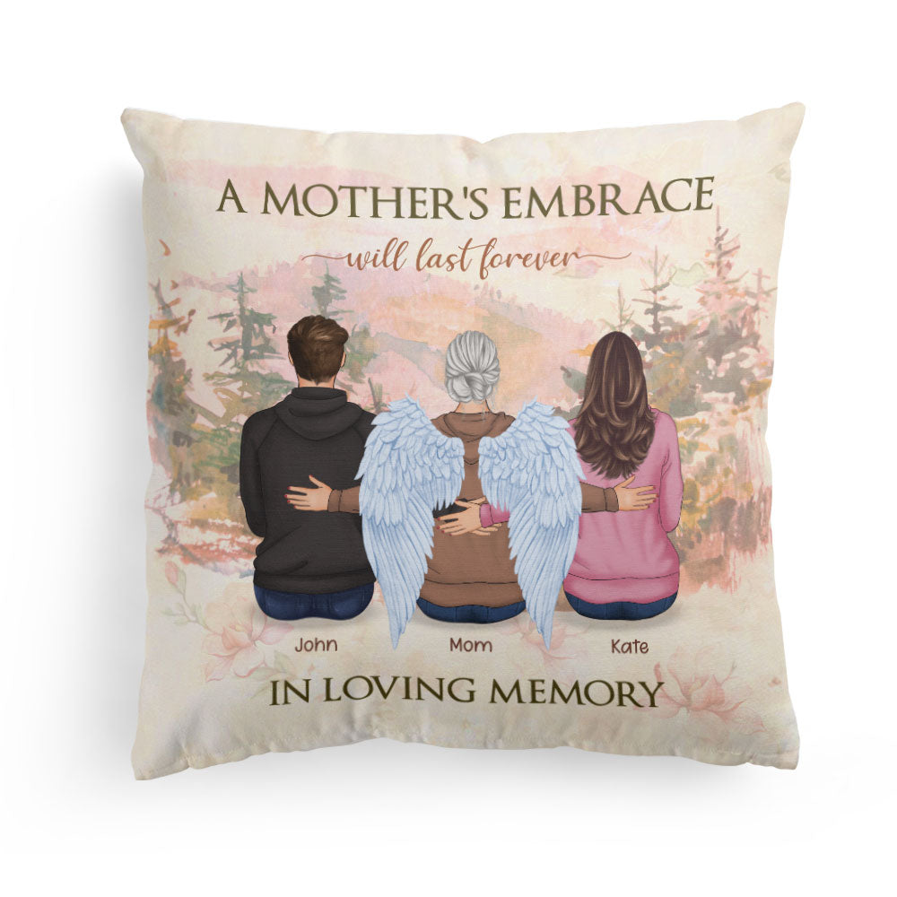 I Am Always With You Mom - Personalized Pillow - Loving, Memorial Gift For Family With Lost Ones, Daughters, Sons