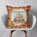 Together Since  - Personalized Pillow - Fall Vibe, Thanksgiving, Loving, Birthday, Anniversary Gift For Old Couple, Husbands & Wives, Parents, Grandparents