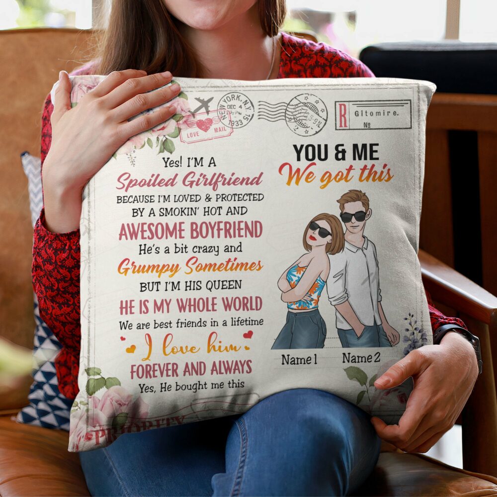 You And Me We Got This, Couple Custom Pillow (Insert Included), Gift For Couple - Image 3