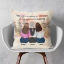 Mother & Daughter Forever Linked Together - Personalized Pillow - Birthday, Loving Gift For Mom, Mother, Daughters