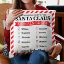 Official Nice List - Personalized Pillow - Christmas Gift, Funny Gift For Family Members, Children