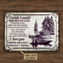 Personalized Boating I Wish I Could Custom Classic Metal Signs