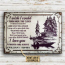 Personalized Boating I Wish I Could Custom Classic Metal Signs