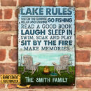 Personalized Fishing Soak Up The Sunshine Custom Classic Metal Signs