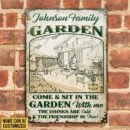 Personalized Gardening The Drinks Customized Classic Metal Signs