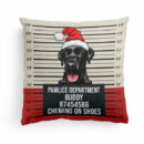 Pet Mugshot - Personalized Pillow - Birthday, Funny  Gift For Dog Mom, Dog Dad, Cat Mom, Cat Dad, Pet Owner