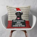 Pet Mugshot - Personalized Pillow - Birthday, Funny  Gift For Dog Mom, Dog Dad, Cat Mom, Cat Dad, Pet Owner