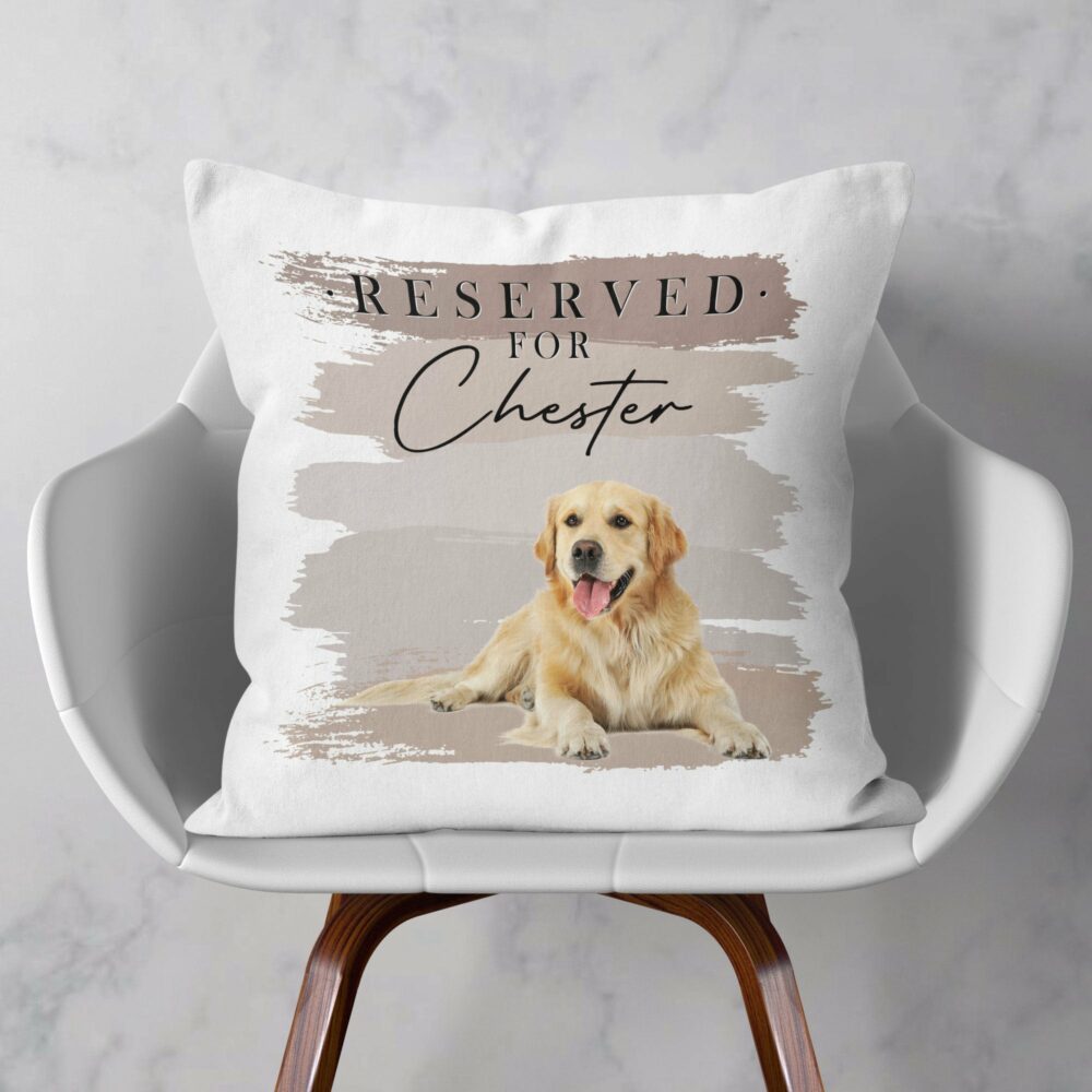 Reserved For The Dog - Personalized Pillow - Birthday, Loving Gift For Dog Mom, Dog Dad, Cat Mom, Cat Lover, Dog Lover, Pet Owners - Image 2