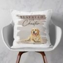Reserved For The Dog - Personalized Pillow - Birthday, Loving Gift For Dog Mom, Dog Dad, Cat Mom, Cat Lover, Dog Lover, Pet Owners