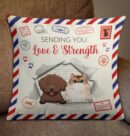 Sending Love And Strength - Personalized Pillow - Birthday, Loving Gift For Cat & Dog Lover, Pet Owner, Pet Mom, Pet Dad