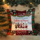 Sisters' Love Is Forever - Personalized Pillow - Christmas Gift For Sisters, Family, Siblings, Friends, Home Decor