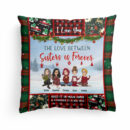 Sisters' Love Is Forever - Personalized Pillow - Christmas Gift For Sisters, Family, Siblings, Friends, Home Decor