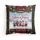 Sisters' Love Is Forever - Personalized Pillow - Christmas Gift For Sisters, Family, Siblings, Friends, Home Decor