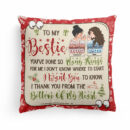 Thank You From My Heart- Personalized Pillow (Insert Included) - Christmas Gift For Sisters, Besties