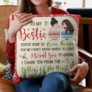 Thank You From My Heart- Personalized Pillow (Insert Included) - Christmas Gift For Sisters, Besties