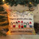 There's Gnome Place Like Home - Personalized Pillow - Christmas Gift For Family