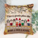 There's Gnome Place Like Home - Personalized Pillow - Christmas Gift For Family