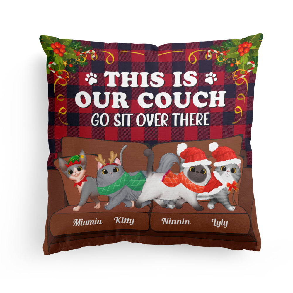 This Is My Couch - Personalized Pillow - Christmas Gift For Cat Lover
