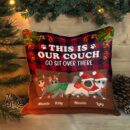 This Is My Couch - Personalized Pillow - Christmas Gift For Cat Lover