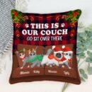 This Is My Couch - Personalized Pillow - Christmas Gift For Cat Lover