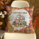 Together Since  - Personalized Pillow - Fall Vibe, Thanksgiving, Loving, Birthday, Anniversary Gift For Old Couple, Husbands & Wives, Parents, Grandparents