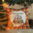 Together Since  - Personalized Pillow - Fall Vibe, Thanksgiving, Loving, Birthday, Anniversary Gift For Old Couple, Husbands & Wives, Parents, Grandparents