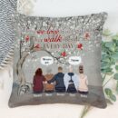 We Miss You - Personalized Pillow - Memorial Gift For Family Members, Brothers, Sisters, Mom And Dad