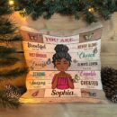 You Are Beautiful New Version - Personalized Pillow - Birthday Gift For Her, Girls, Black Girls