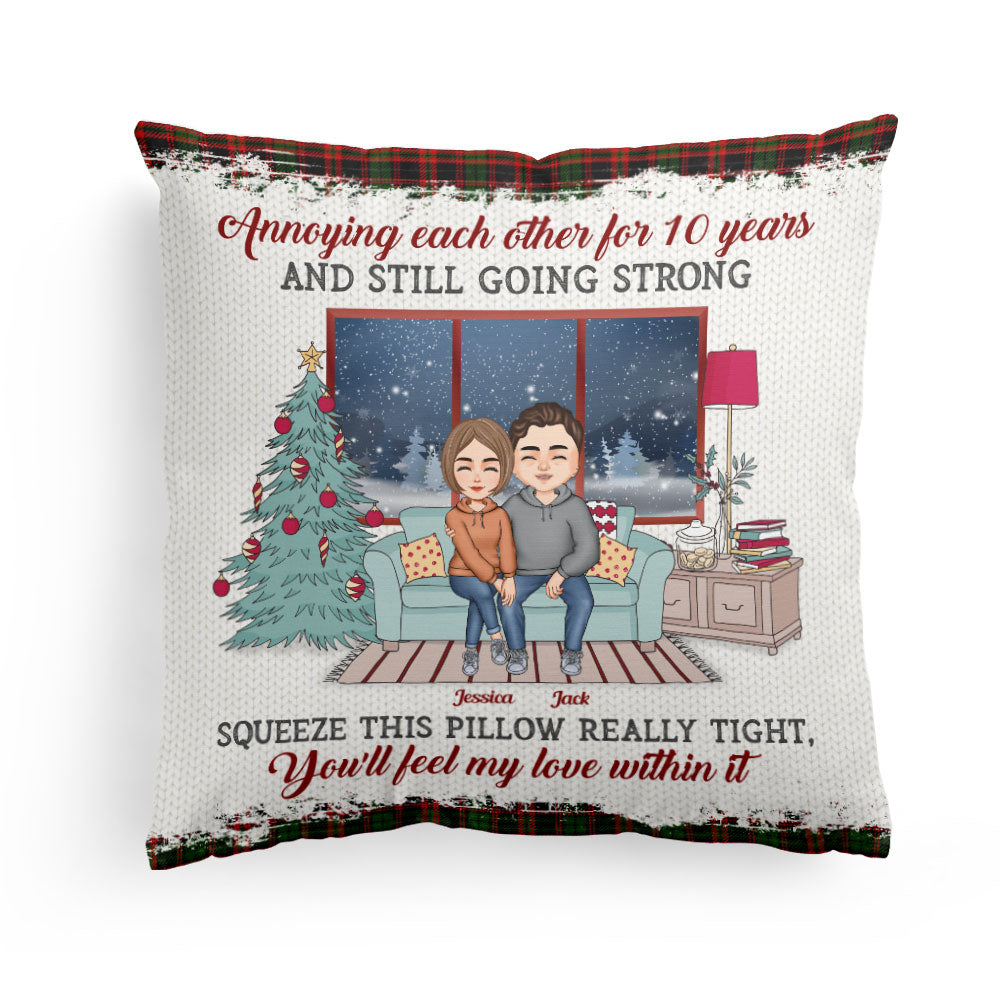 You Will Fill My Love Within' It - Personalized Pillow - Christmas, Anniversary Gift For Life Partner, Husband, Wife, Lover